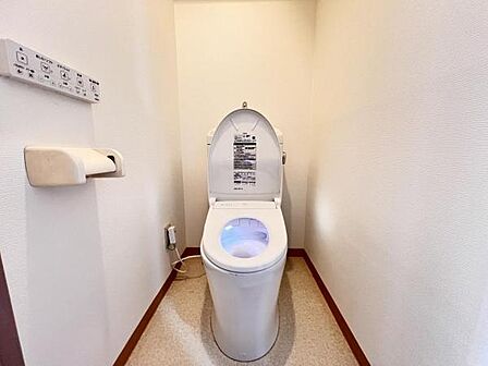 ほっと安らげるトイレ空間です。