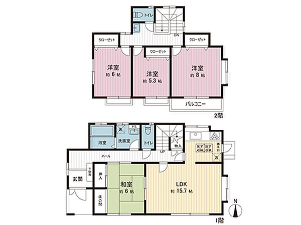 間取りを拡大表示