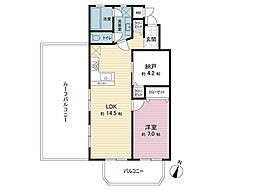 間取図画像 1SLDK