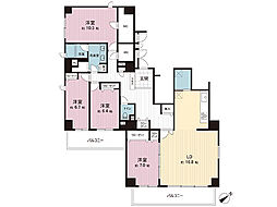 エステ・スクエア成瀬壱番館 4LDKの間取図画像