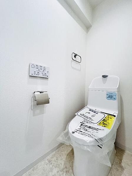 ほっと安らげるトイレ空間です。
