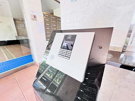 訪問者を確認できるTVモニター付きインターフォンです。