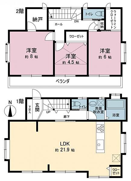 間取りを拡大表示