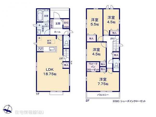 間取りを拡大表示