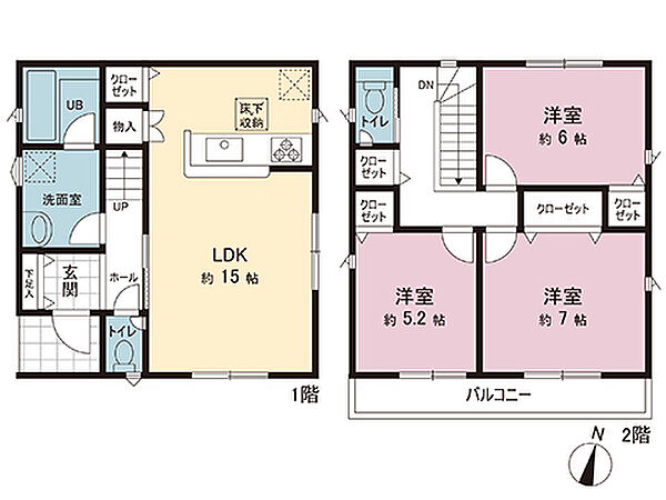 間取りを拡大表示