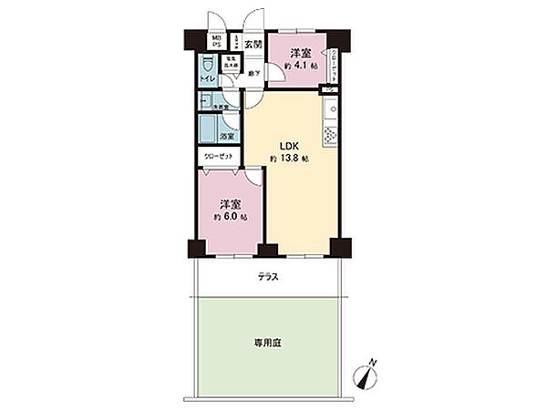 間取りを拡大表示