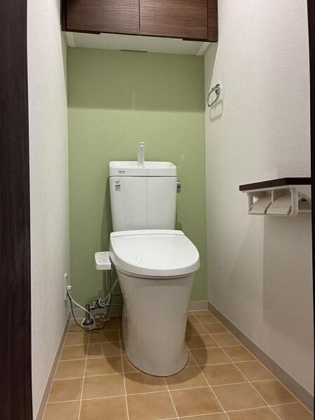 ほっと安らげるトイレ空間です。