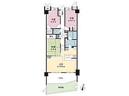 サンデュエル川越マークスクエア 3LDKの間取図画像
