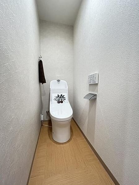 ほっと安らげるトイレ空間です。