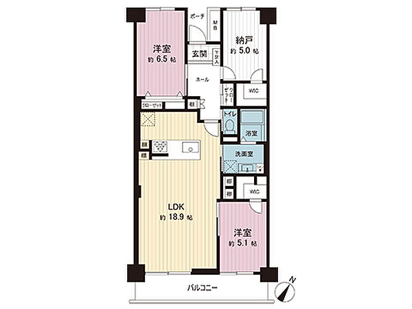 間取りを拡大表示