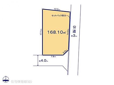 区画図：図面と異なる場合は現況を優先