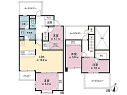 ライオンズマンション大宮吉野原 4LDKの間取図画像