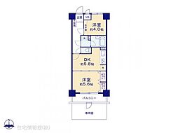 ライオンズマンション浦和第7 2DKの間取図画像