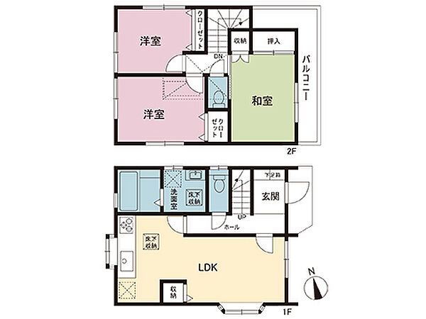 間取りを拡大表示