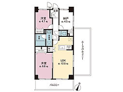 間取図画像 2SLDK