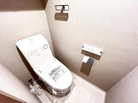 ほっと安らげるトイレ空間です。