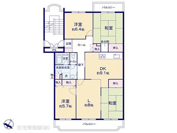 間取りを拡大表示