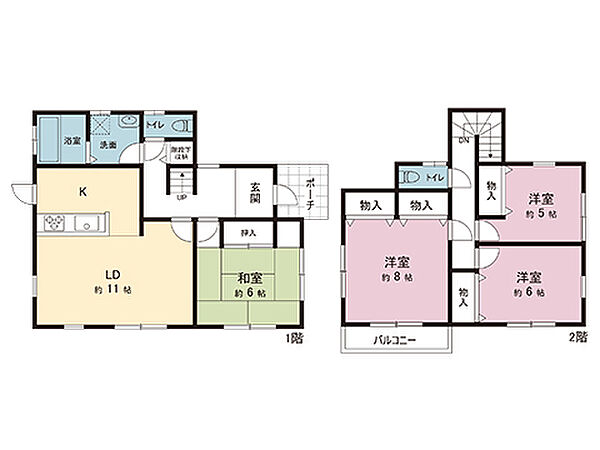 間取りを拡大表示