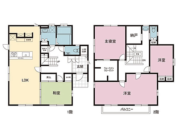 間取りを拡大表示