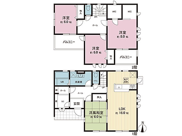 間取りを拡大表示
