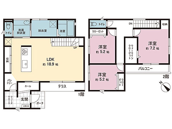 間取りを拡大表示