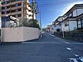 前面道路です。