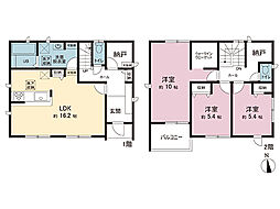 大垣市墨俣町墨俣 中古戸建 3SLDKの間取り