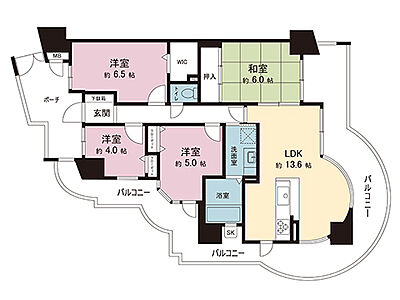 間取り：間取図です。図面と異なる場合は現況を優先させていただきます。