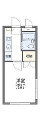 レオパレス新宿 1Kの間取図画像