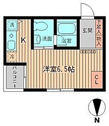 NERV 1Kの間取図画像