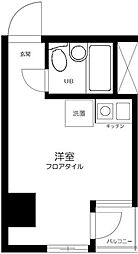 ニューライフ新宿東 ワンルームの間取図画像
