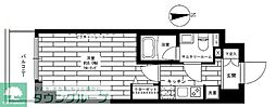 グランドコンシェルジュ池袋本町イースト 1Kの間取図画像