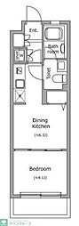 RESIDIA笹塚 1DKの間取図画像