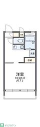 レオパレス要町2 1Kの間取図画像