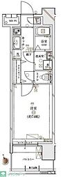 DUARES早稲田 1Kの間取図画像