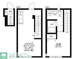 野方BASE 1LDKの間取図画像