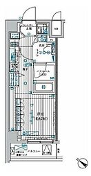ブライズ中野南台 1Kの間取図画像