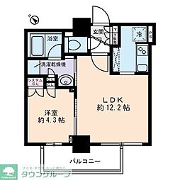 ディークラディアイヴァン初台 1LDKの間取図画像