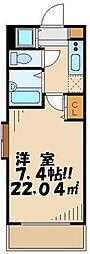 フェニックス代田橋 1Kの間取図画像