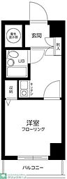 メゾン西荻 1Kの間取図画像