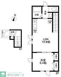 SORA 1LDKの間取図画像