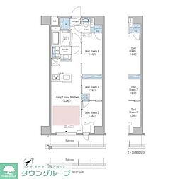 間取図画像 3LDK