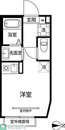 Ｔ’ｓ　Ｃｕｏｒｅ赤羽志茂 1階ワンルームの間取り