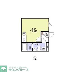間取図画像 1K