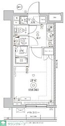 アルテシモポッソ 2階1Kの間取り
