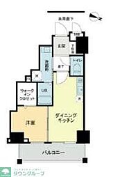 プレセダン板橋本町 4階1DKの間取り