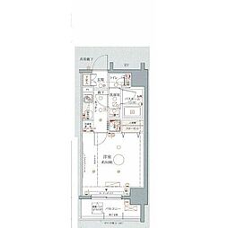 CREVISTA南千住 1Kの間取図画像