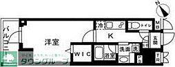 アルファレジデンシア南千住 1Kの間取図画像
