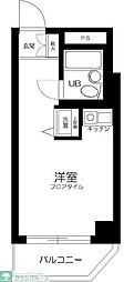 フレックス巣鴨 ワンルームの間取図画像