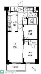 ザ・ケンジントン・レジデンスときわ台 2LDKの間取図画像